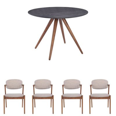 Grapeland Heights Dining Set (Brickell Dining Chairs)