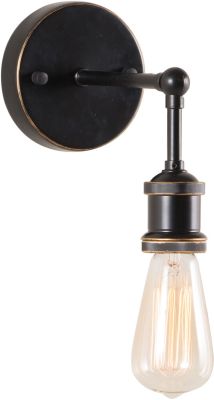 Miserite Wall Lamp (Antique Black, Gold & Copper)