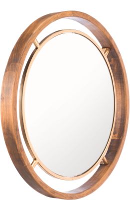 Round Mirror (Gold)