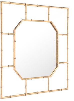 Bamboo Miroir Caré (Or)