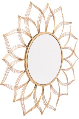 Flower Mirror (Gold)