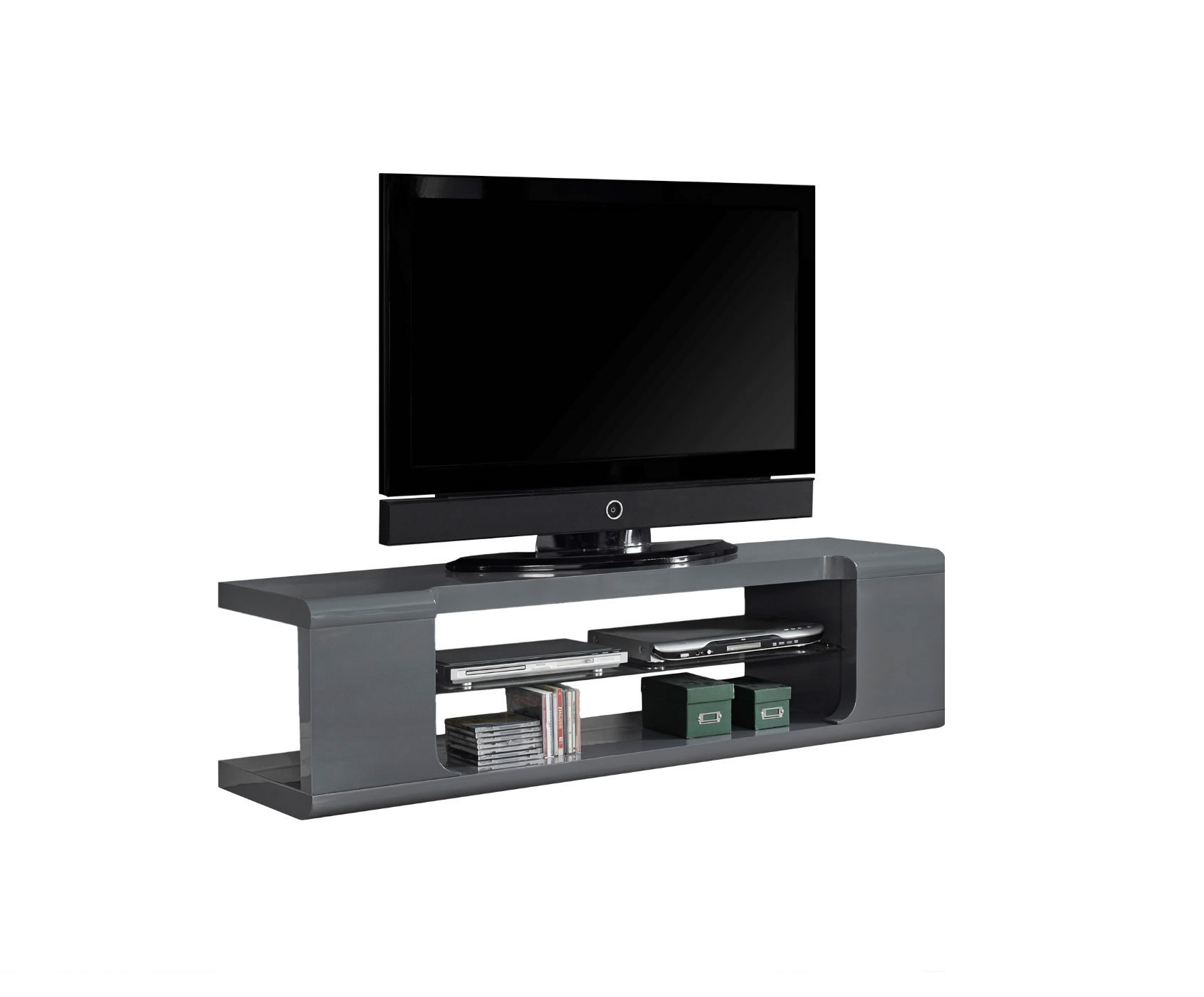 Spec Designs by Monarch Specialties Raley TV Stand (Grey) DISCI_3537
