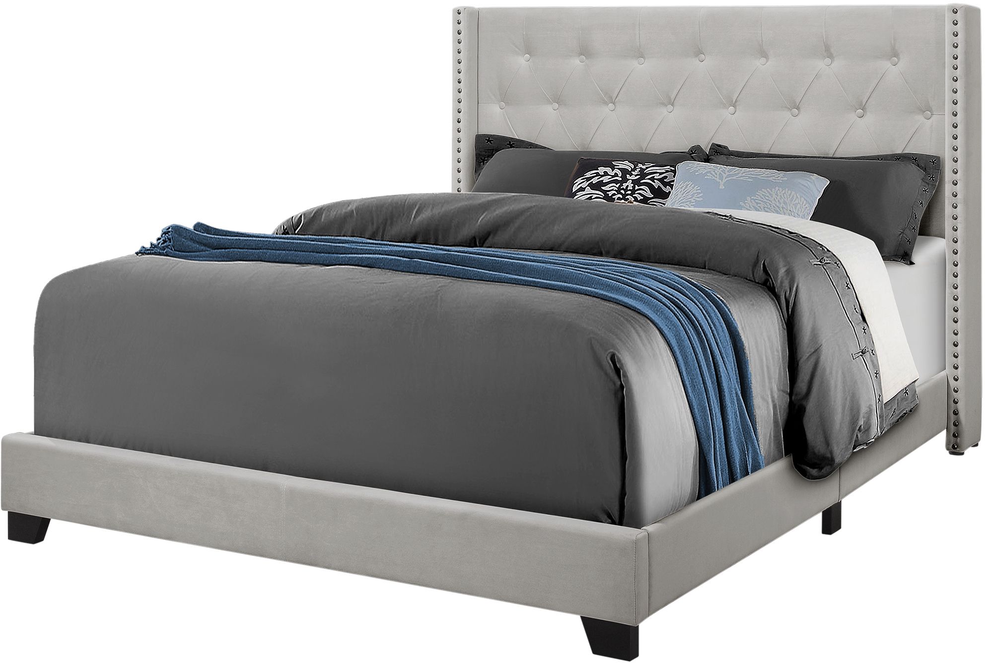 Brady upholstered deals queen bed