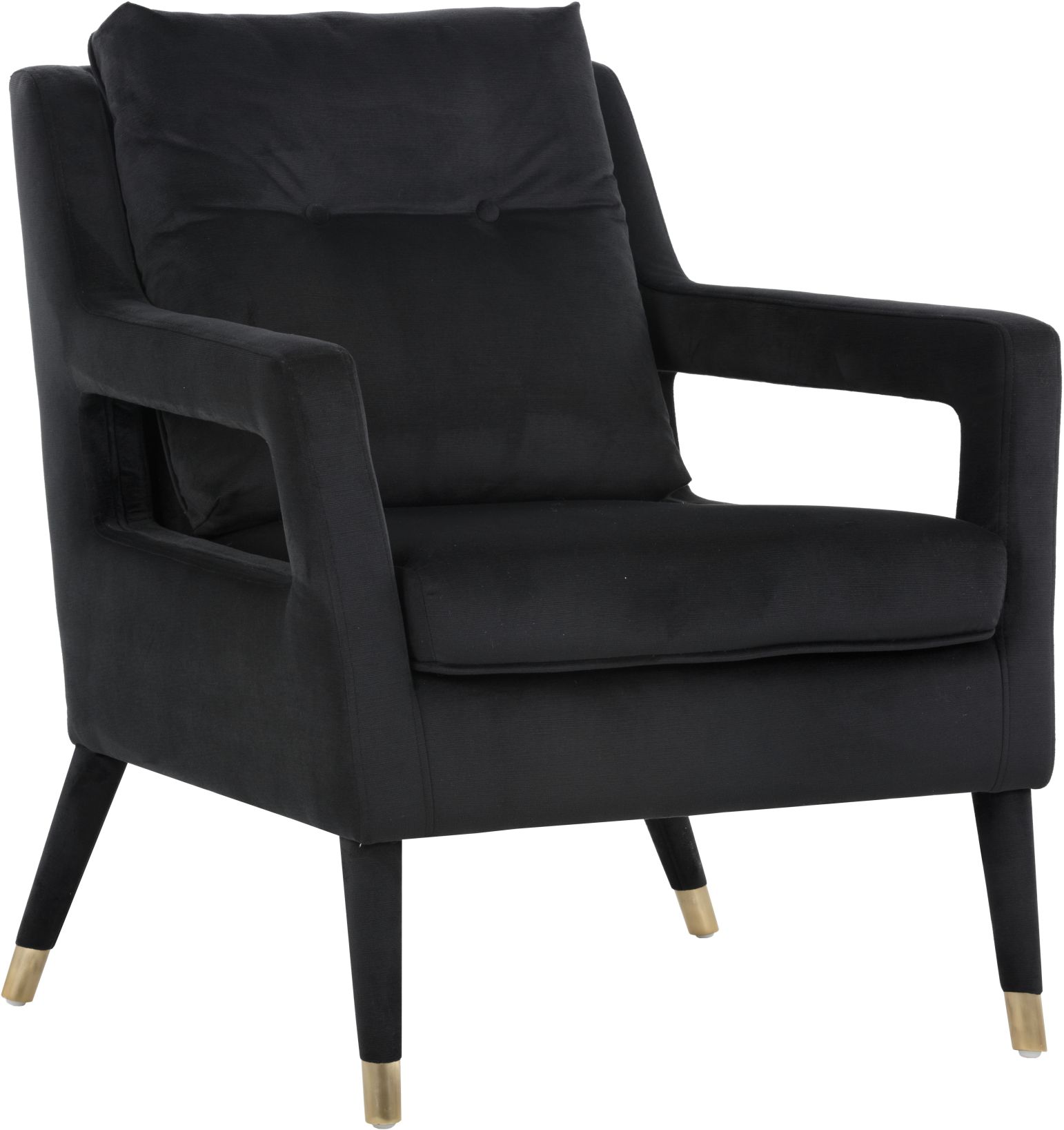 Sunpan Oxford Lounge Chair (Piccolo Black) DISCSP102231 Modern