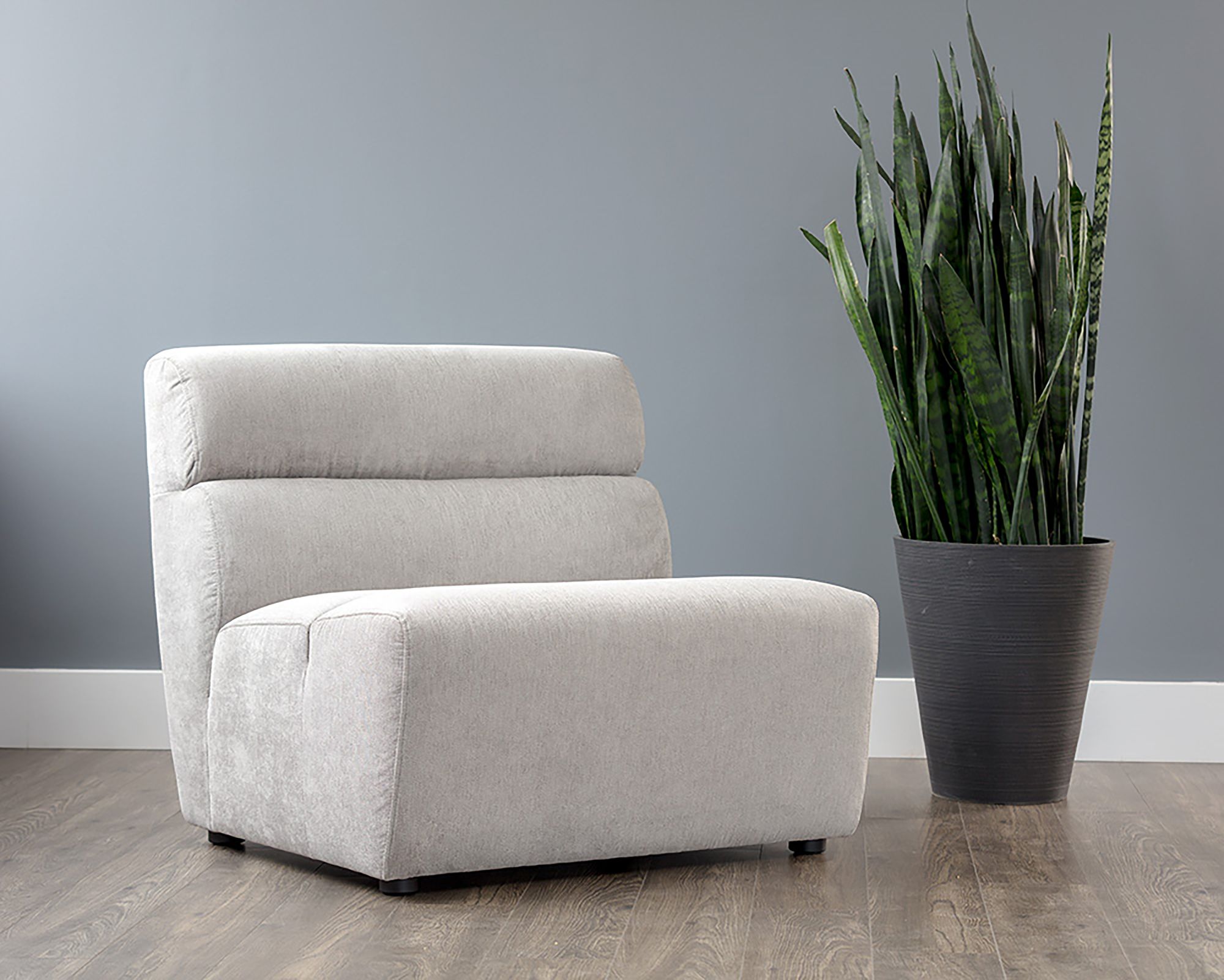 Armless sofa online chair