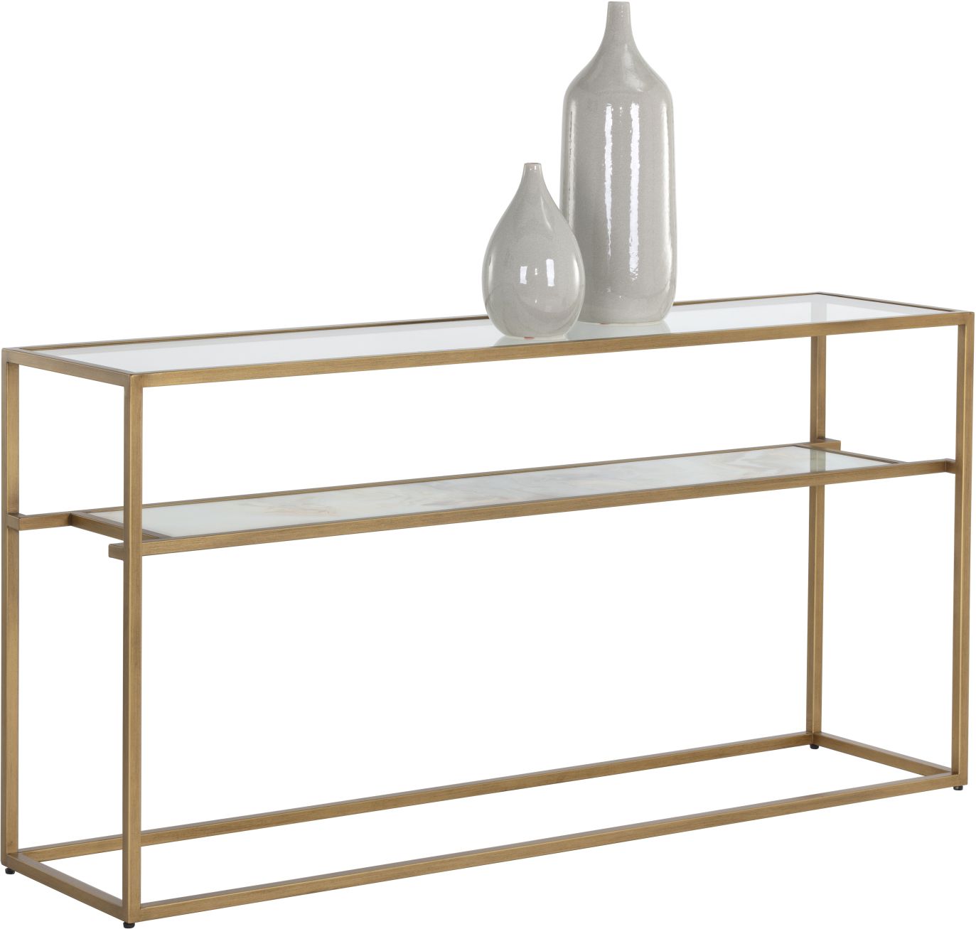 mercury glass console table